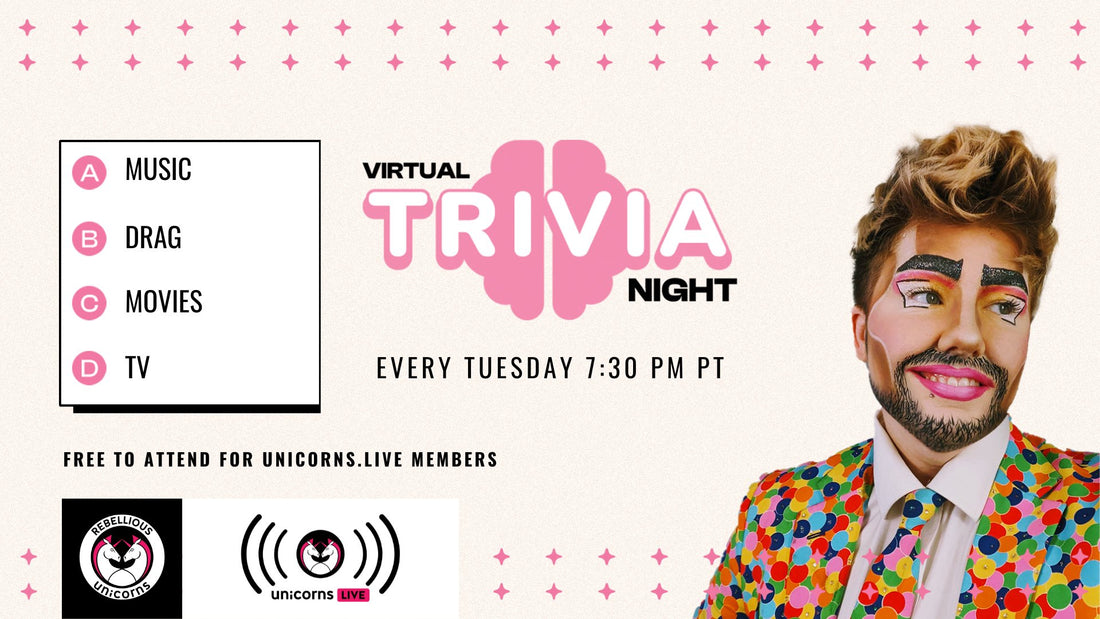 🎉 Unicorns.LIVE Weekly Virtual Trivia Night: A Fusion of Fun, Facts, and Fierceness! 🎉 - Rebellious Unicorns