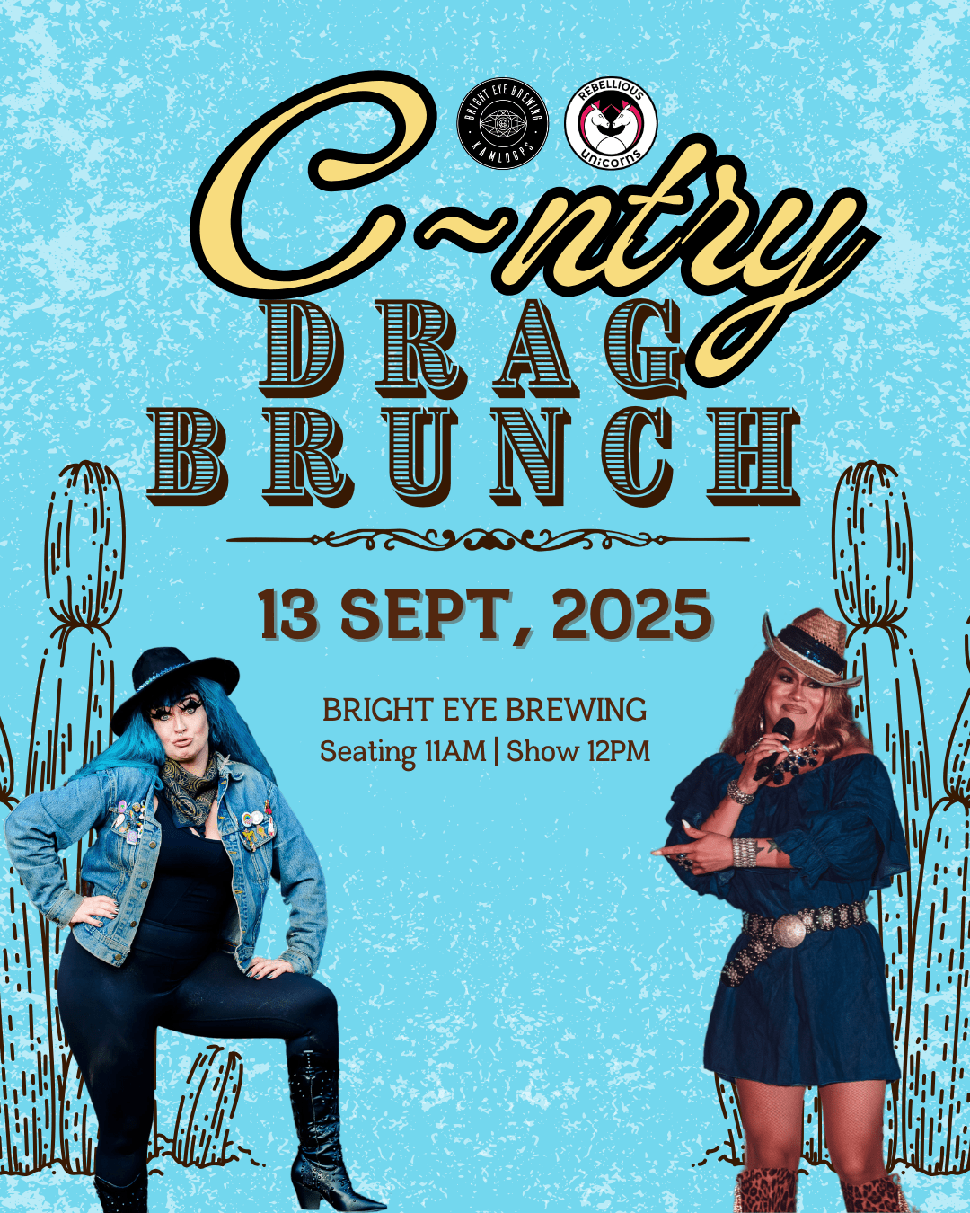 C~NTry Drag Brunch | Kamloops (Sept) - Rebellious Unicorns