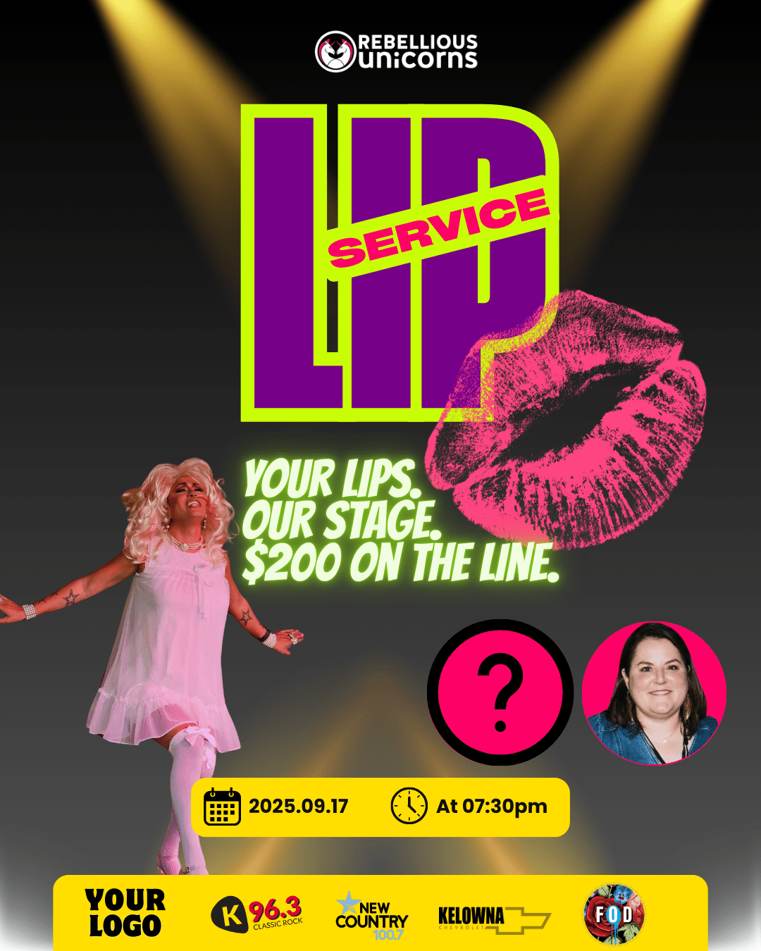 Lip Service | Kelowna (Sep 17) - Rebellious Unicorns