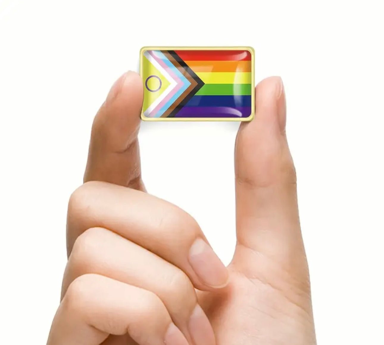 Rectangle Pride Flag Pins - Rebellious Unicorns