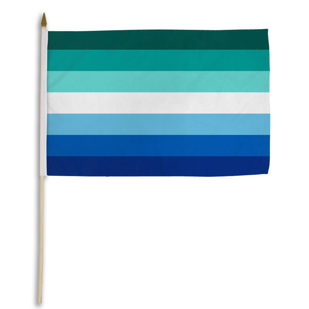 Gay Male MLM Pride Flag - Rebellious Unicorns