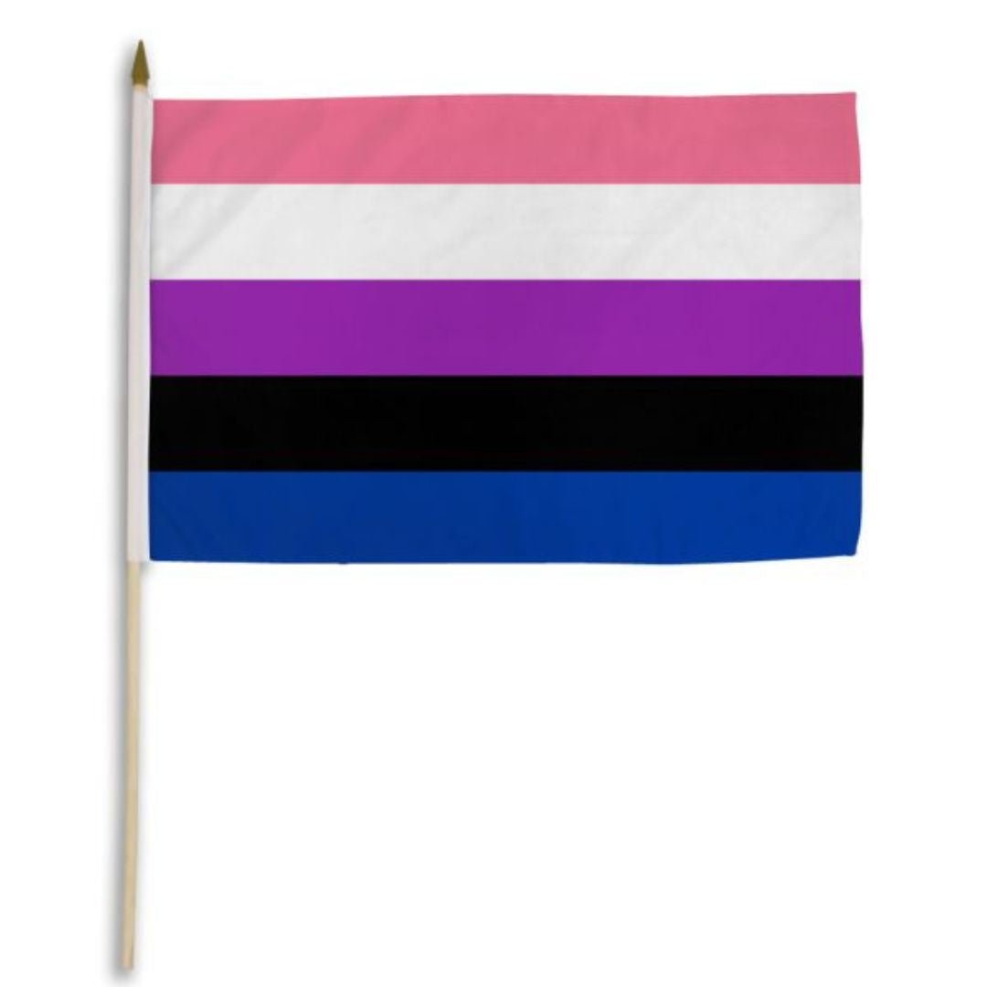 Genderfluid Pride Flag - Rebellious Unicorns