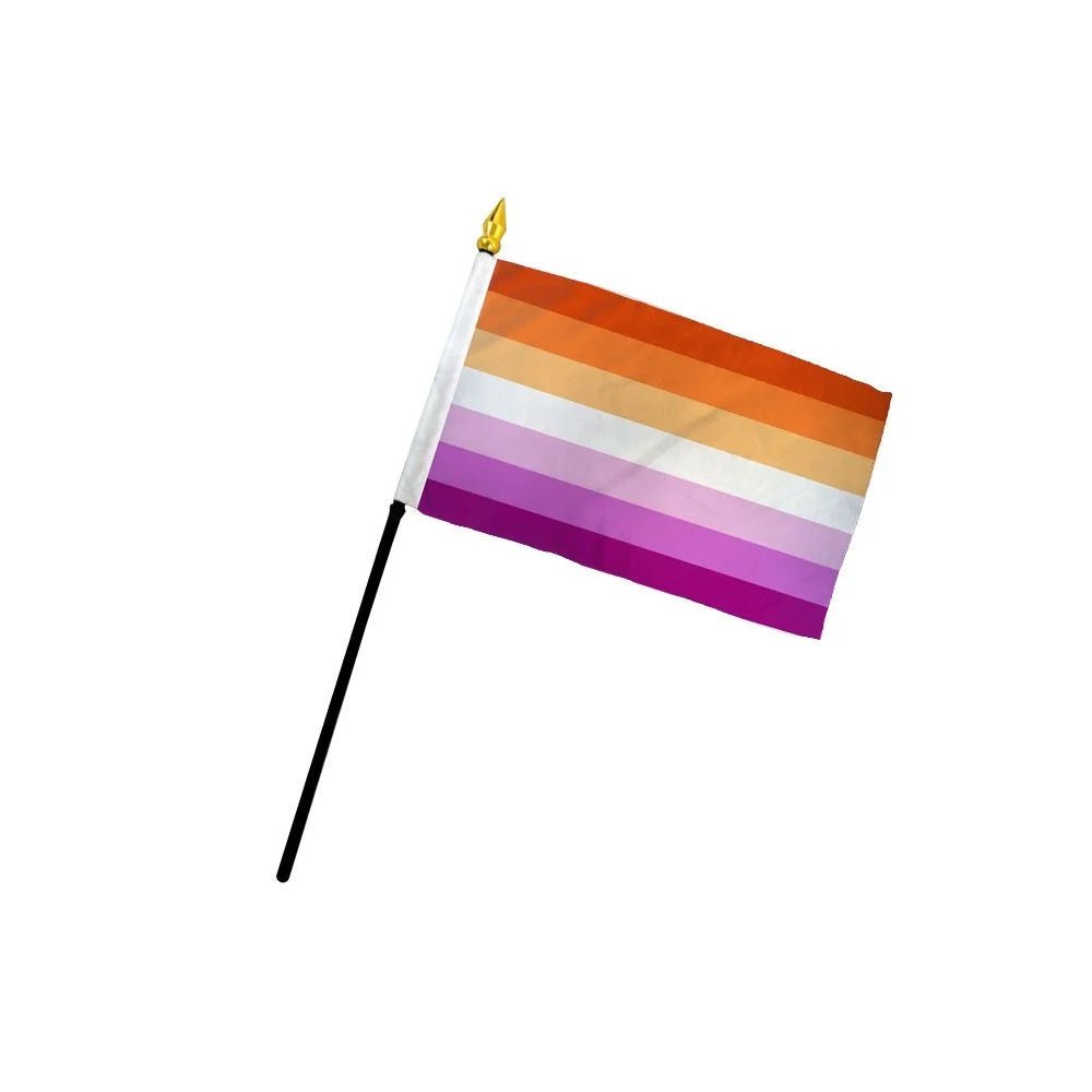 Lesbian Sunset Pride Flag - Rebellious Unicorns