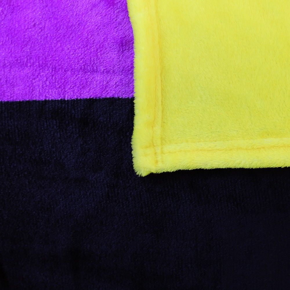 Non-Binary Flag Plush Blanket - Rebellious Unicorns