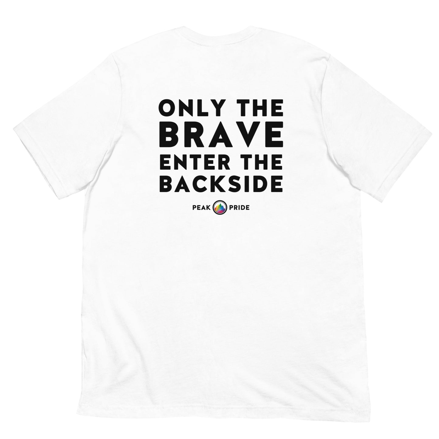 Only the Brave Peak Pride Short-Sleeve Unisex T-Shirt - Rebellious Unicorns