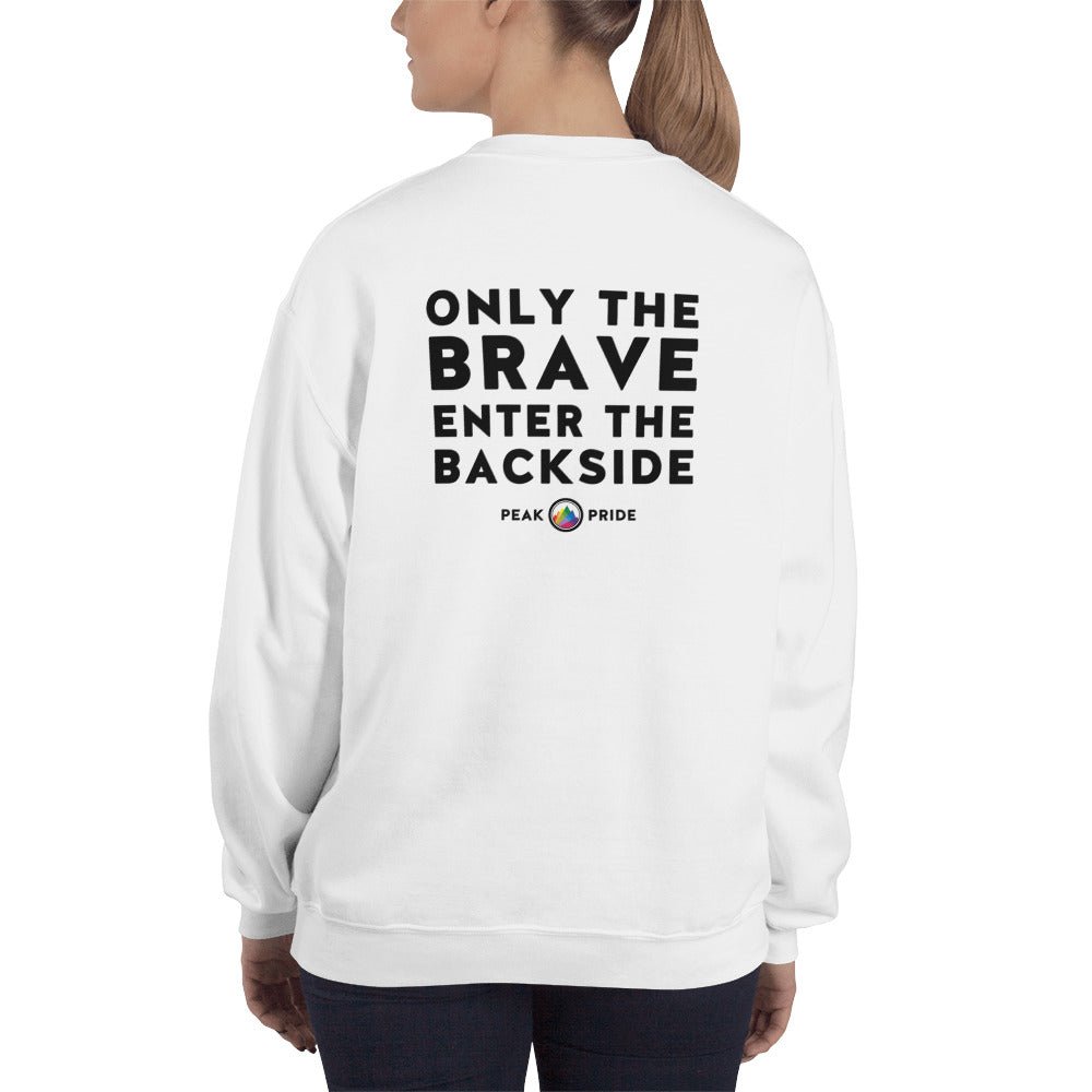 Only the Brave Peak Pride Unisex Sweatshirt - Rebellious Unicorns