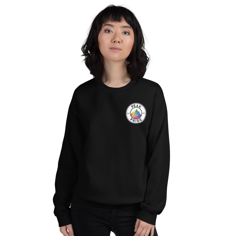 Only the Brave Peak Pride Unisex Sweatshirt - Rebellious Unicorns