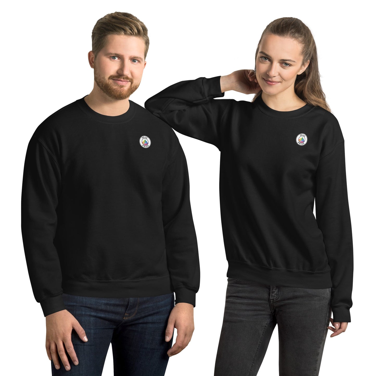 Only the Brave Peak Pride Unisex Sweatshirt - Rebellious Unicorns