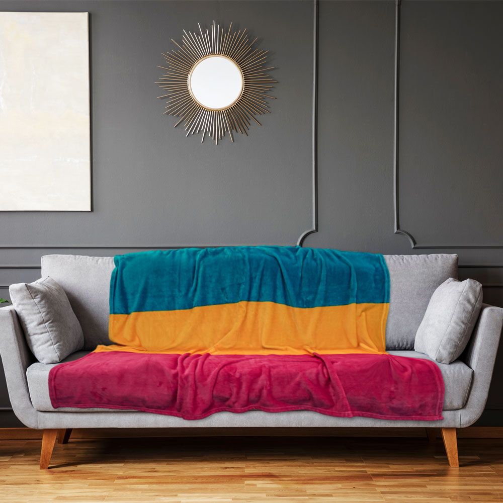 Pansexual Flag Plush Blanket - Rebellious Unicorns