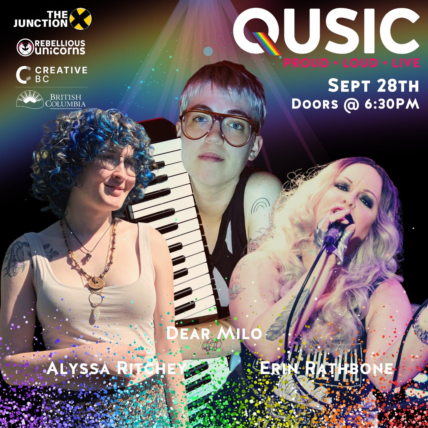 QUSIC @ Junction (Sept 28) - Rebellious Unicorns