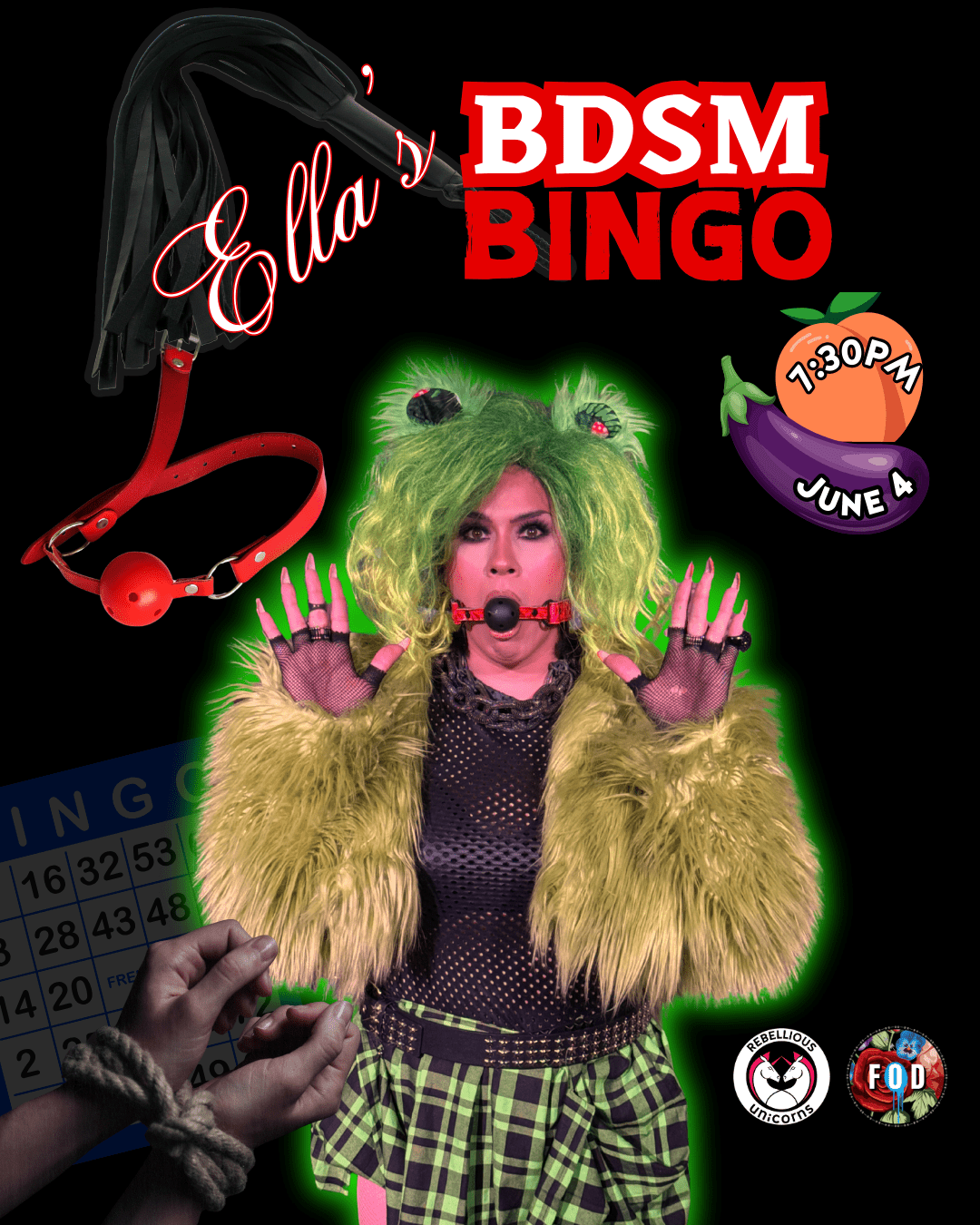 Ella's BDSM Bingo | Kelowna (June 4) - Rebellious Unicorns