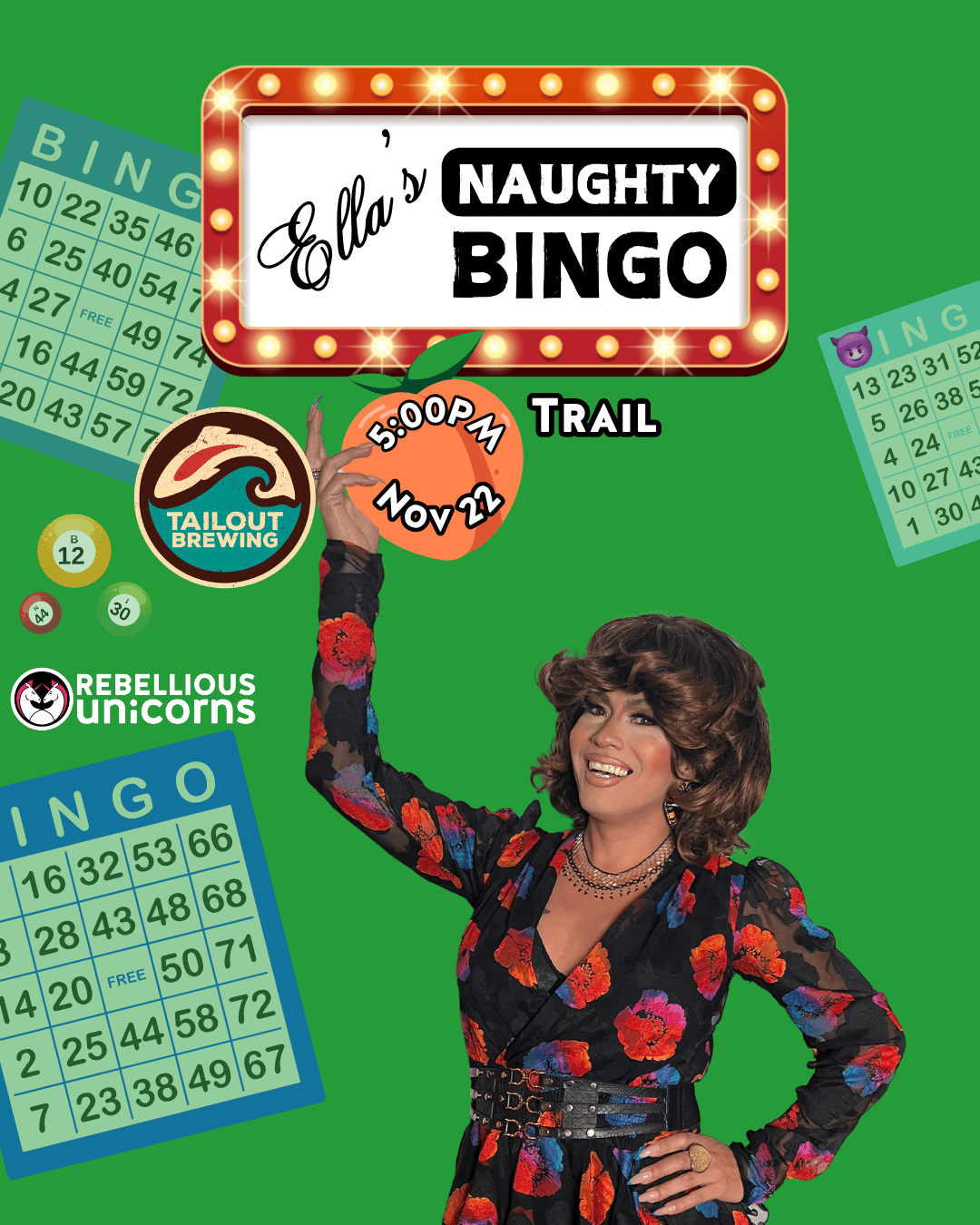 Ella's Naughty Bingo | Trail (Nov 22) - Rebellious Unicorns
