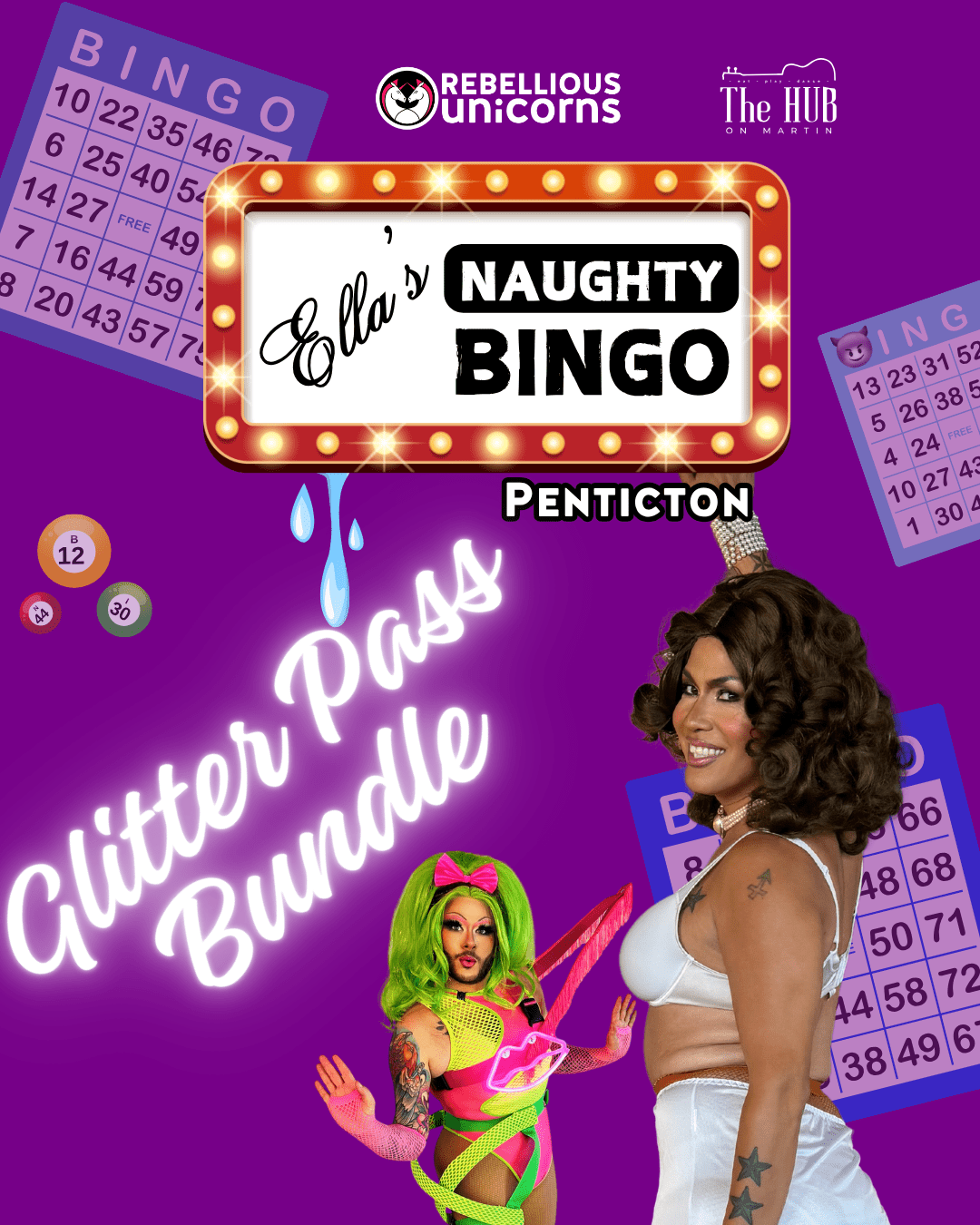 Penticton 2027 Glitter Pass - Rebellious Unicorns