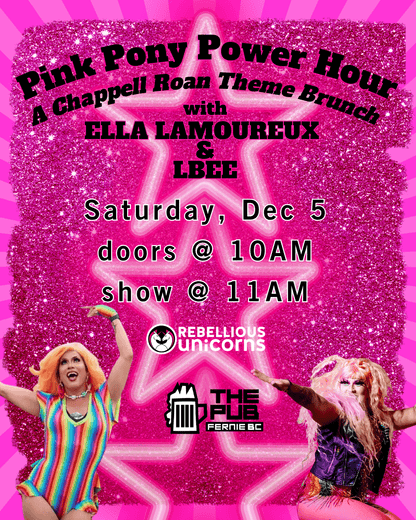 Pink Pony Power Hour Brunch | Fernie - Rebellious Unicorns