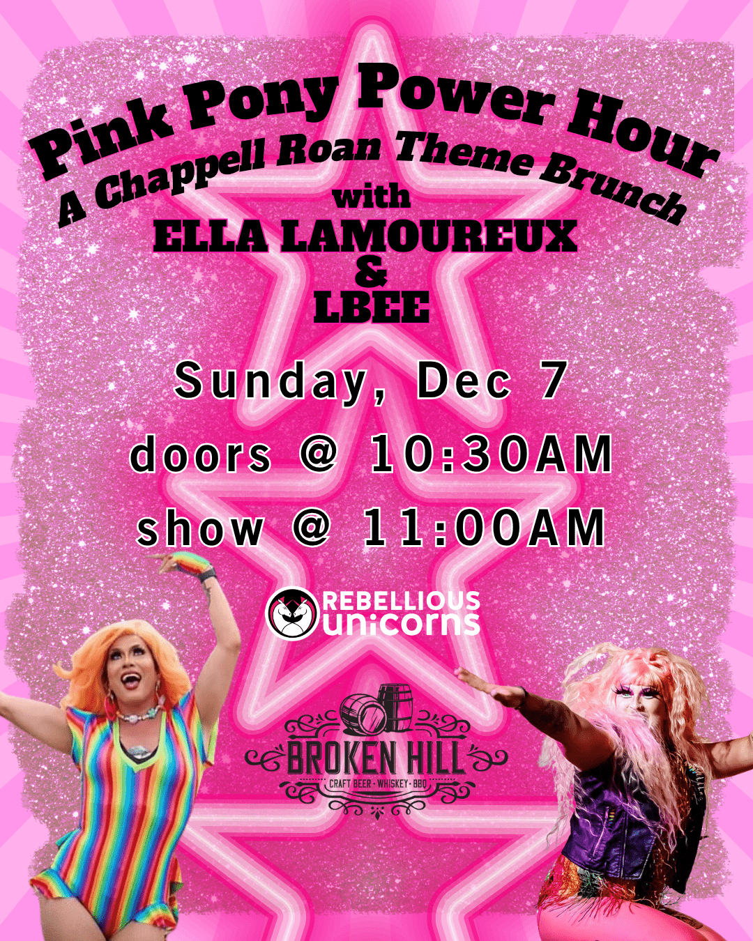 Pink Pony Power Hour Brunch | Nelson (Dec) - Rebellious Unicorns