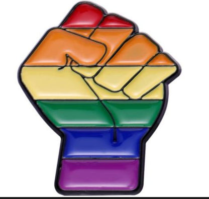 Proud Fists Pins - Rebellious Unicorns