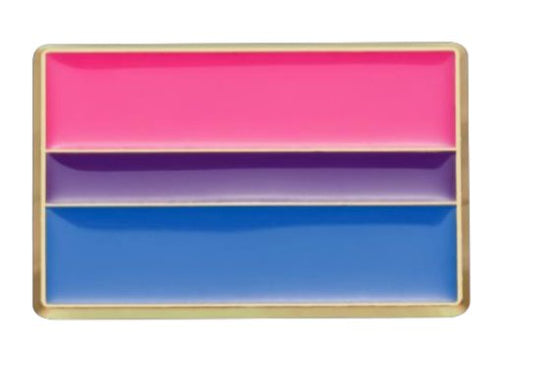 Rectangle Pride Flag Pins - Rebellious Unicorns