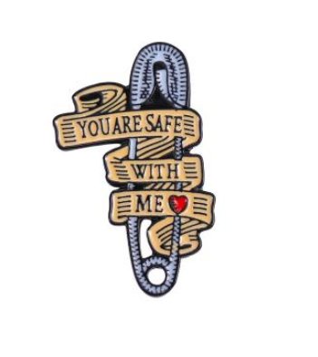 You Are Safe With Me Pins Collection - Rebellious Unicorns