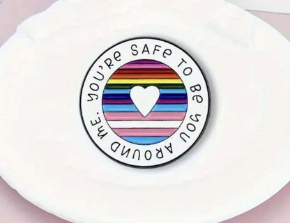 You Are Safe With Me Pins Collection - Rebellious Unicorns