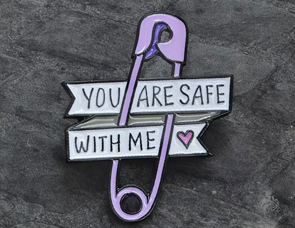 You Are Safe With Me Pins Collection - Rebellious Unicorns