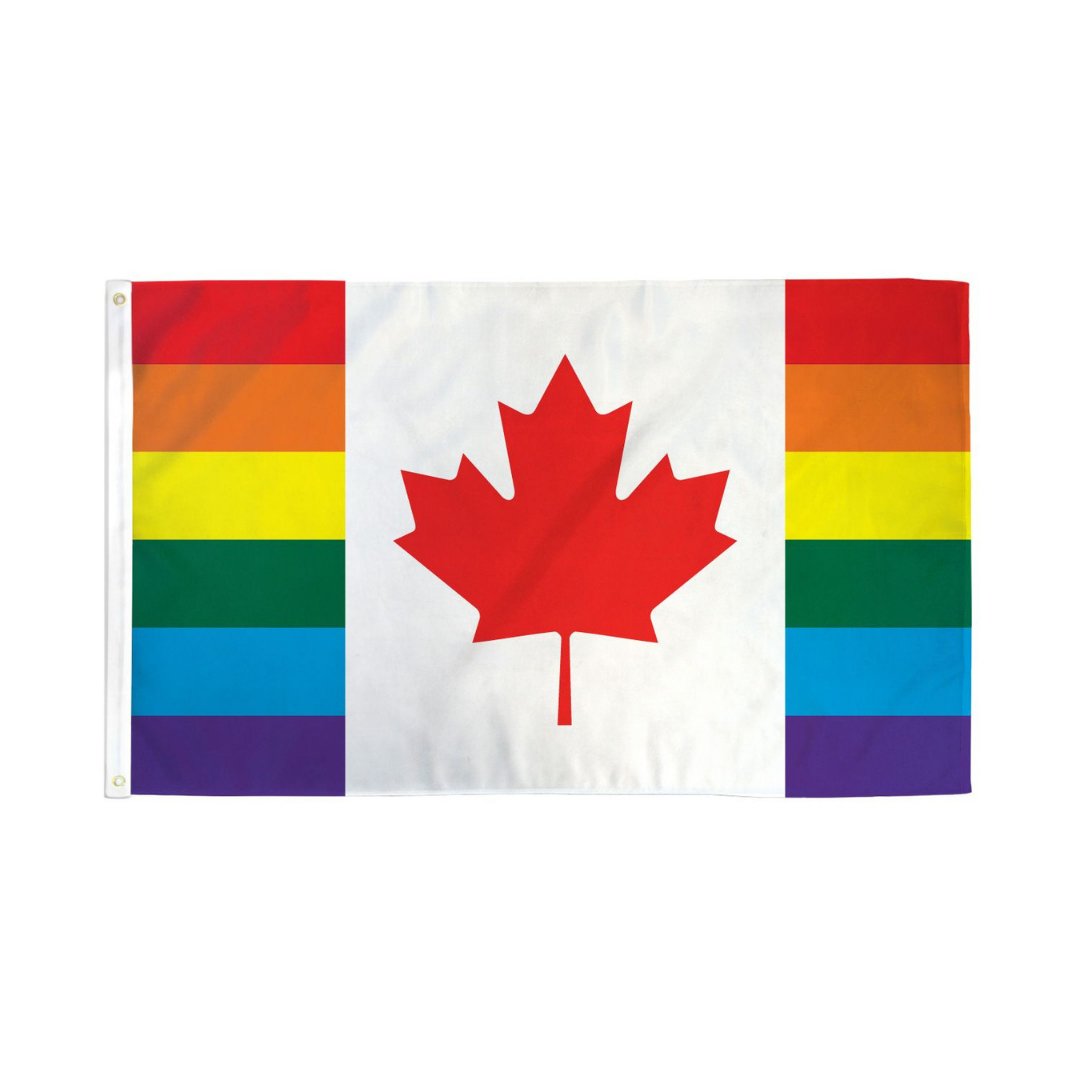 Canada Rainbow Pride Flag - Rebellious Unicorns