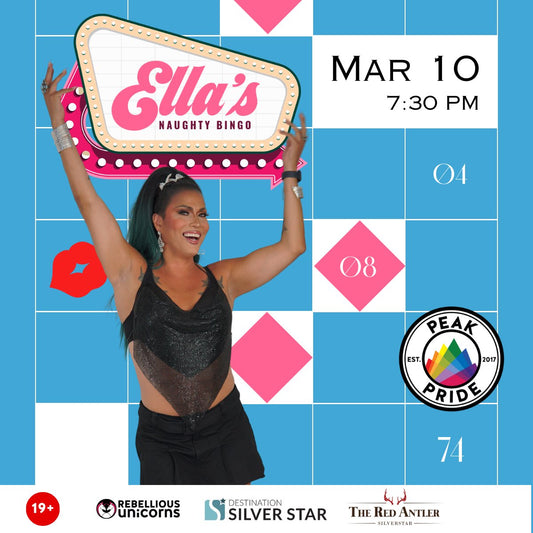Ella's Naughty Drag Bingo | SilverStar (March 10) - Rebellious Unicorns