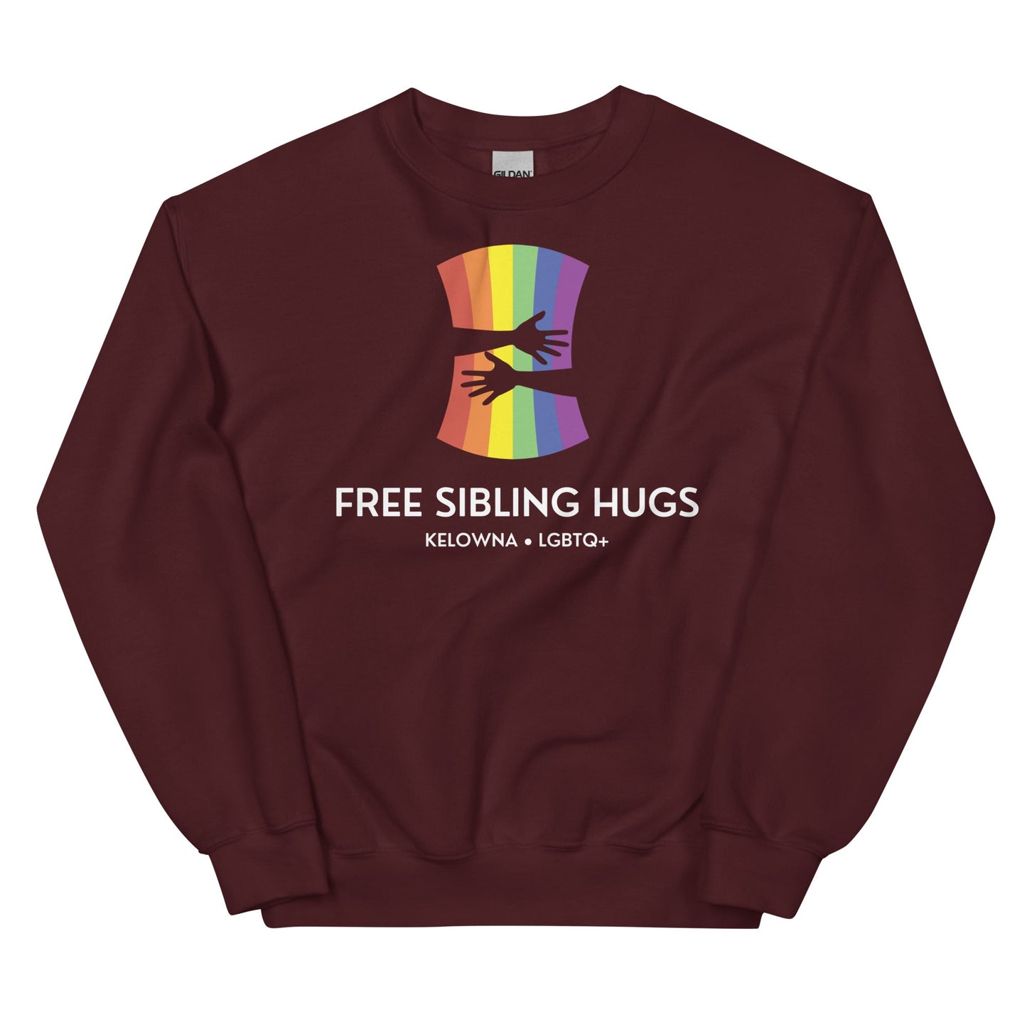 Free Sibling Hugs Sweatshirt - Rebellious Unicorns