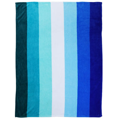 Gay Male MLM Plush Blanket - Rebellious Unicorns