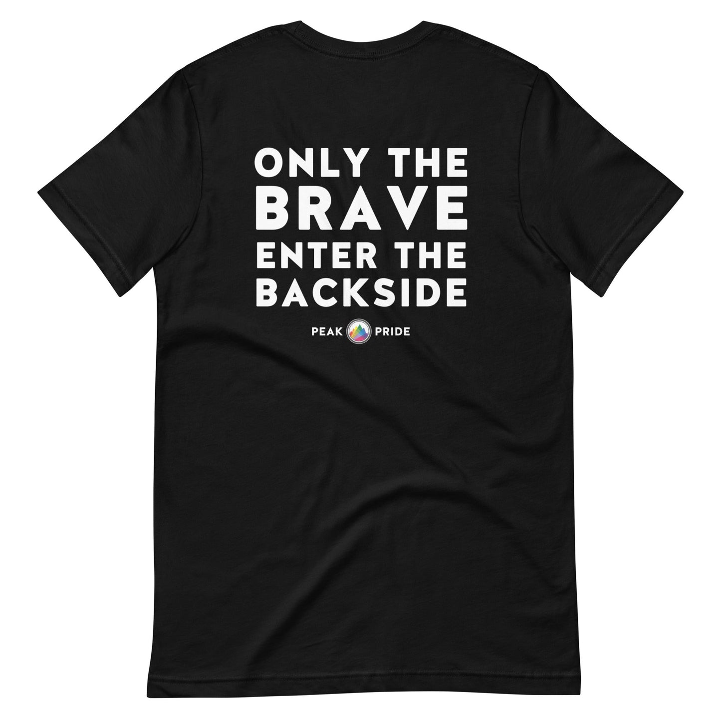 Only the Brave Peak Pride Short-Sleeve Unisex T-Shirt - Rebellious Unicorns