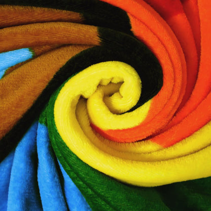 Progressive Rainbow Plush Blanket - Rebellious Unicorns