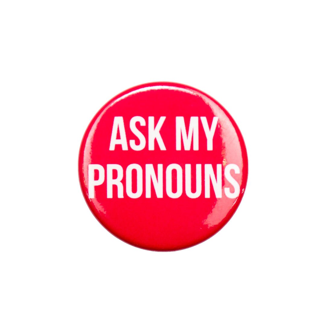 Pronoun Pins - Rebellious Unicorns