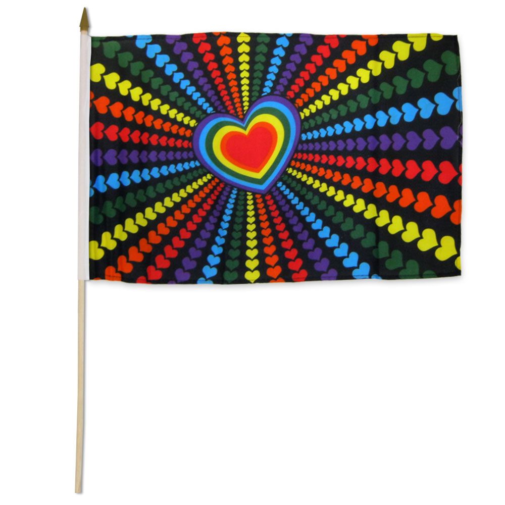 Rainbow Love Pride Flag - Rebellious Unicorns