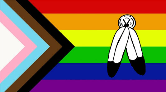 Two-Spirit Progress Pride Flag - Rebellious Unicorns