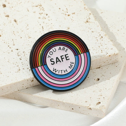 You Are Safe With Me Pins - Rebellious Unicorns
